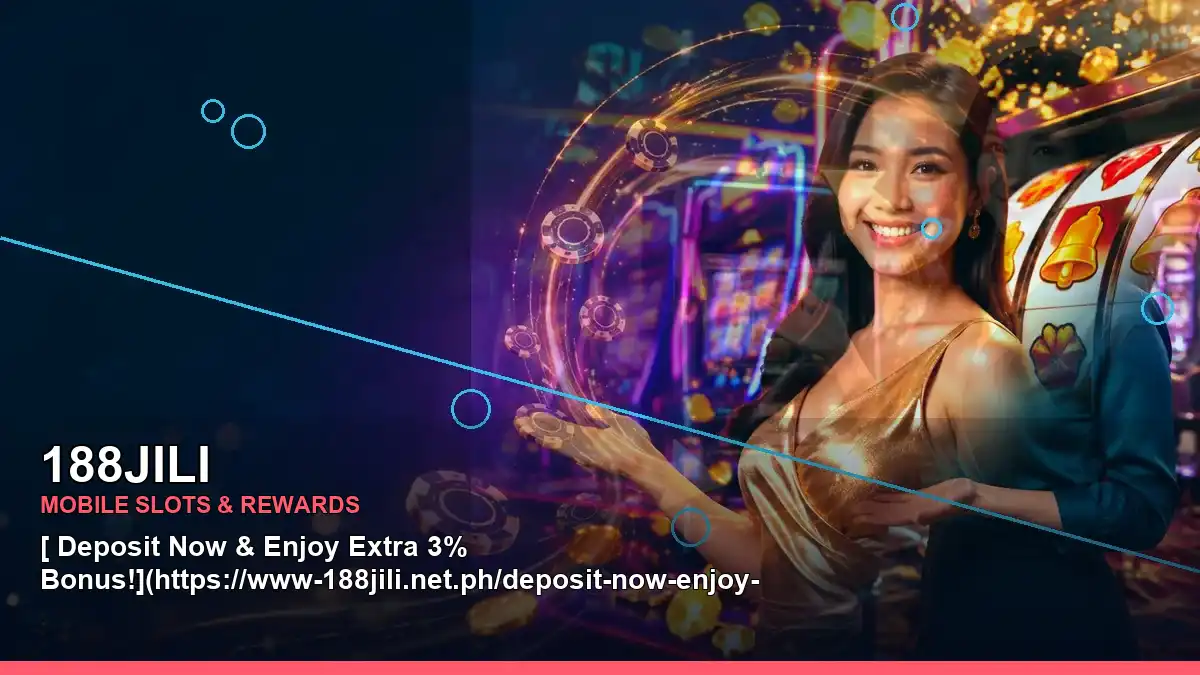 188JILI online game scene with an adult casino host and two featured game panels