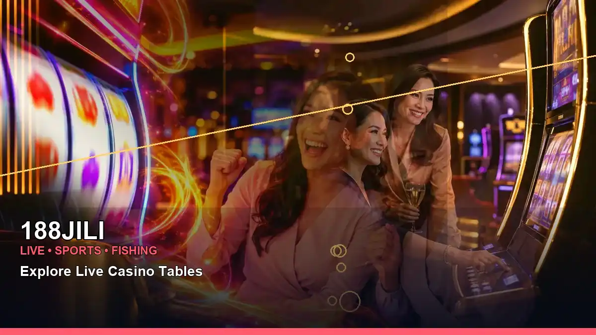 188JILI VIP casino rewards displayed in a panoramic reel-style layout for Philippine players