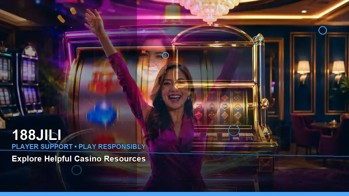 Close-up view of the 188JILI mobile casino app on a smartphone